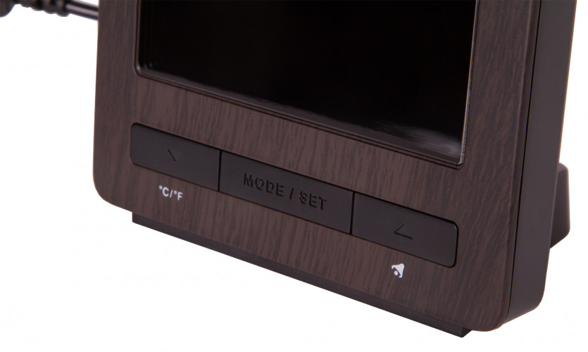 Метеостанция Bresser ClimaTemp WS с цветным дисплеем, в корпусе под дерево