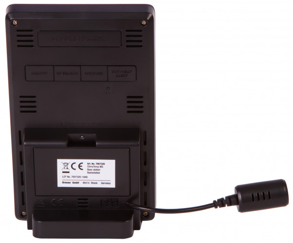 Метеостанция Bresser ClimaTemp WS с цветным дисплеем, в корпусе под дерево