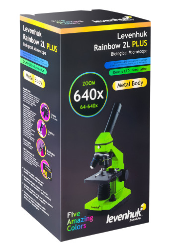Микроскоп Levenhuk Rainbow 2L PLUS Orange\Апельсин