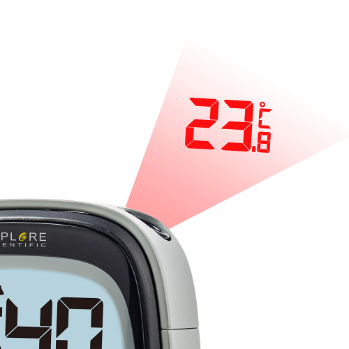 Часы цифровые Explore Scientific с проектором, черные