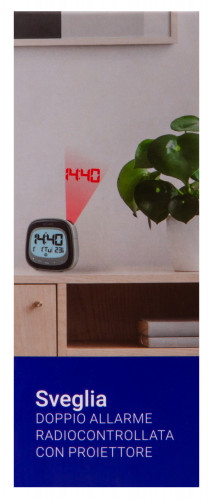 Часы цифровые Explore Scientific с проектором, черные