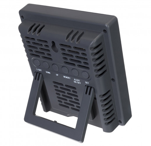 Гигрометр Bresser Air Quality Smile с датчиком CO2, серый