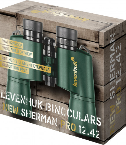 Бинокль Levenhuk New Sherman PRO 12x42