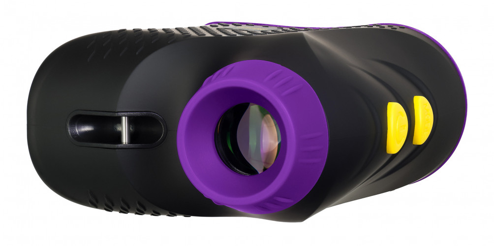 Лазерный строительный дальномер Ermenrich LR600, фиолетовый