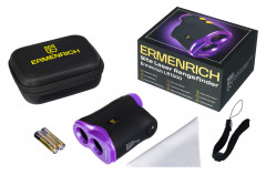 Лазерный строительный дальномер Ermenrich LR1500, фиолетовый