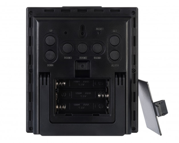 Метеостанция Bresser Temeo Hygro Quadro Prestige с тремя датчиками, черная