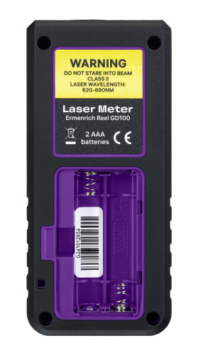 Лазерная рулетка Ermenrich Reel PLUS GD100, фиолетовый