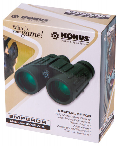 Бинокль Konus Emperor 8x42 WA Green