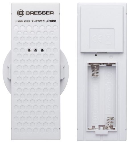 Часы настенные Bresser MyTime Meteotime LCD, белые