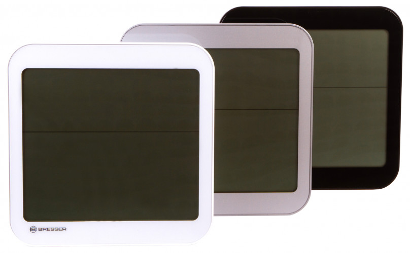 Часы настенные Bresser MyTime Meteotime LCD, белые