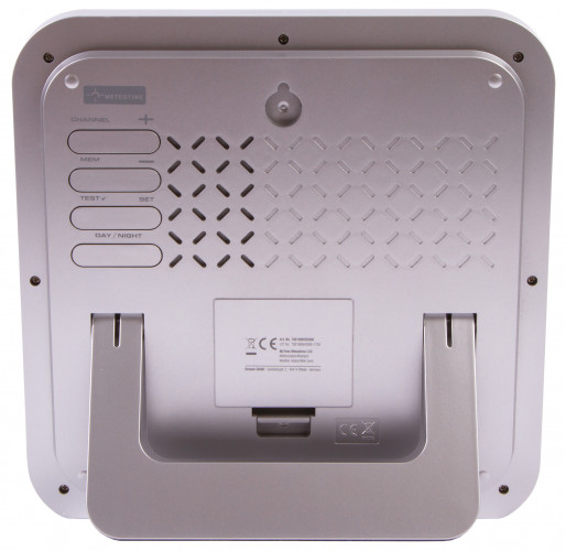 Часы настенные Bresser MyTime Meteotime LCD, серебристые