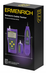 Кабельный тестер Ermenrich NetGeeks NP30, фиолетовый