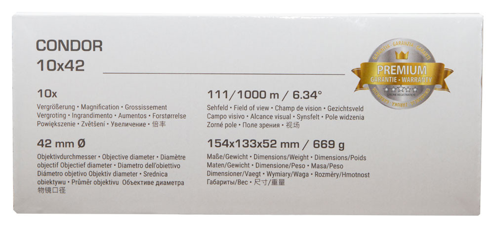 Бинокль Bresser Condor UR 10x42