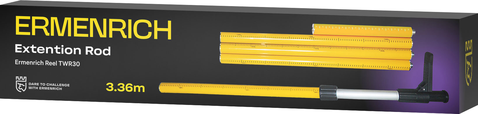 Штанга телескопическая для лазерного уровня Ermenrich Reel TWR30, 3,36 м