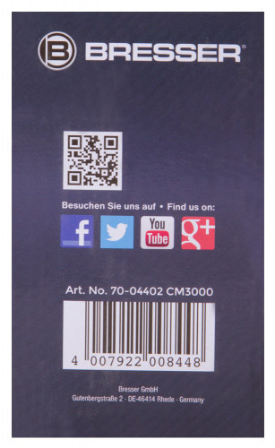 Метеостанция Bresser TemeoTrend LG с радиоуправлением, черная