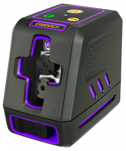 Лазерный уровень Ermenrich BASE LT20, фиолетовый