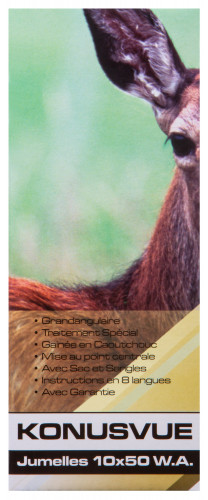 Бинокль Konus Konusvue 10x50 WA
