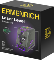 Лазерный уровень Ermenrich BASE LT40, фиолетовый