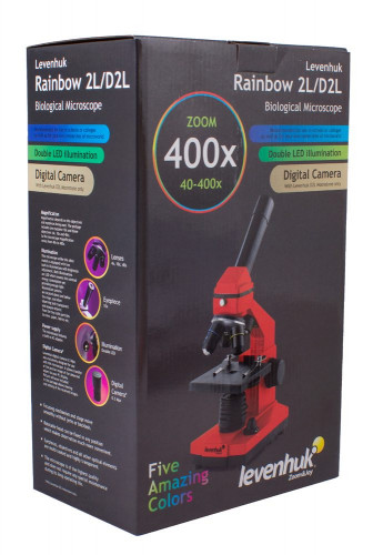 Микроскоп Levenhuk Rainbow 2L Lime\Лайм