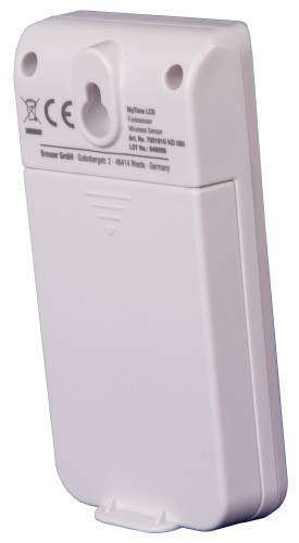 Часы настенные Bresser MyTime LCD, белые