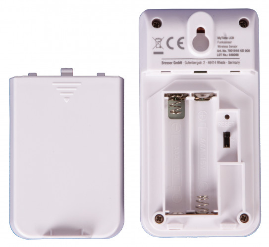 Часы настенные Bresser MyTime LCD, белые